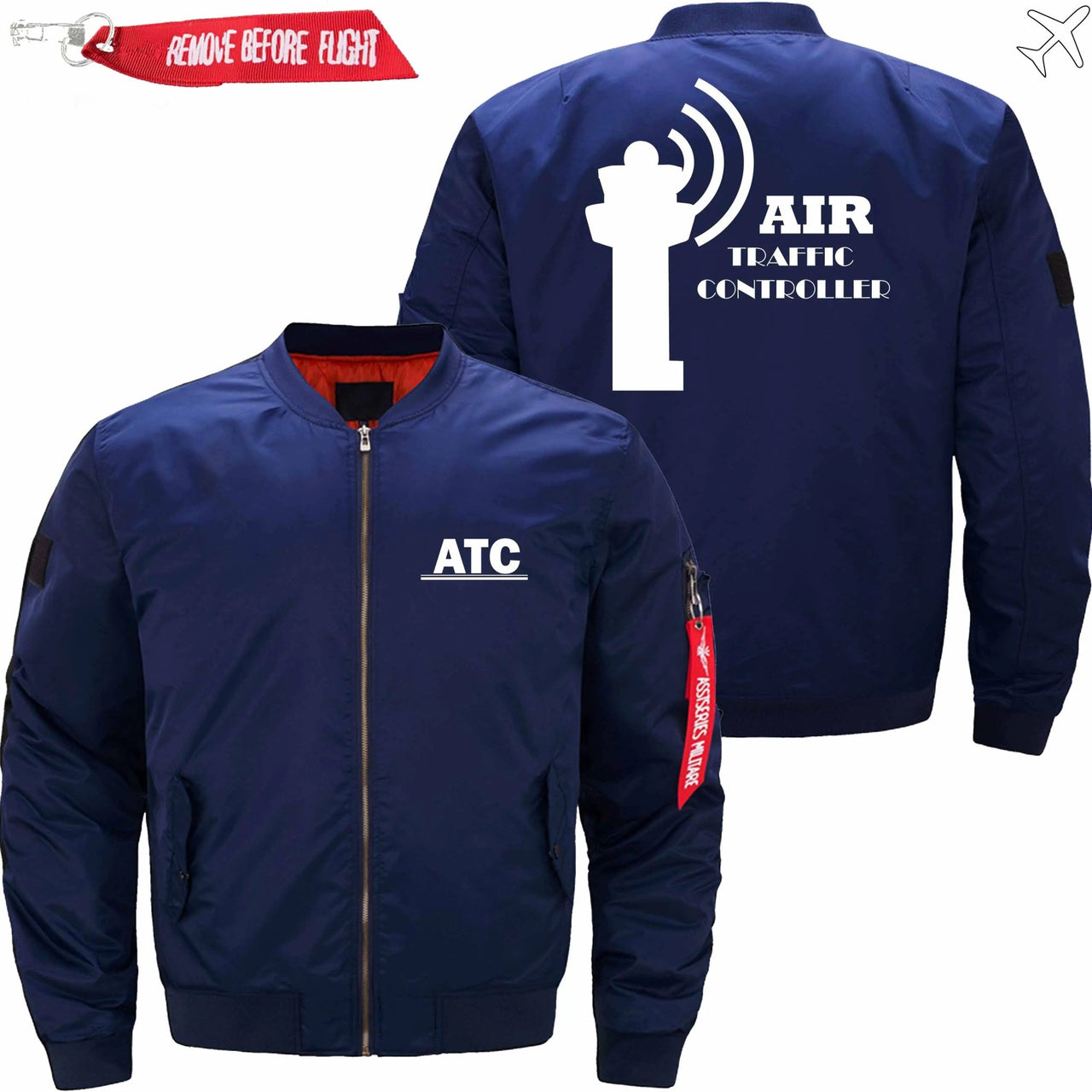 AIR TRAFFIC CONTROLLER BOMBER FLIGHT AVIATOR JACKET - PILOTSX