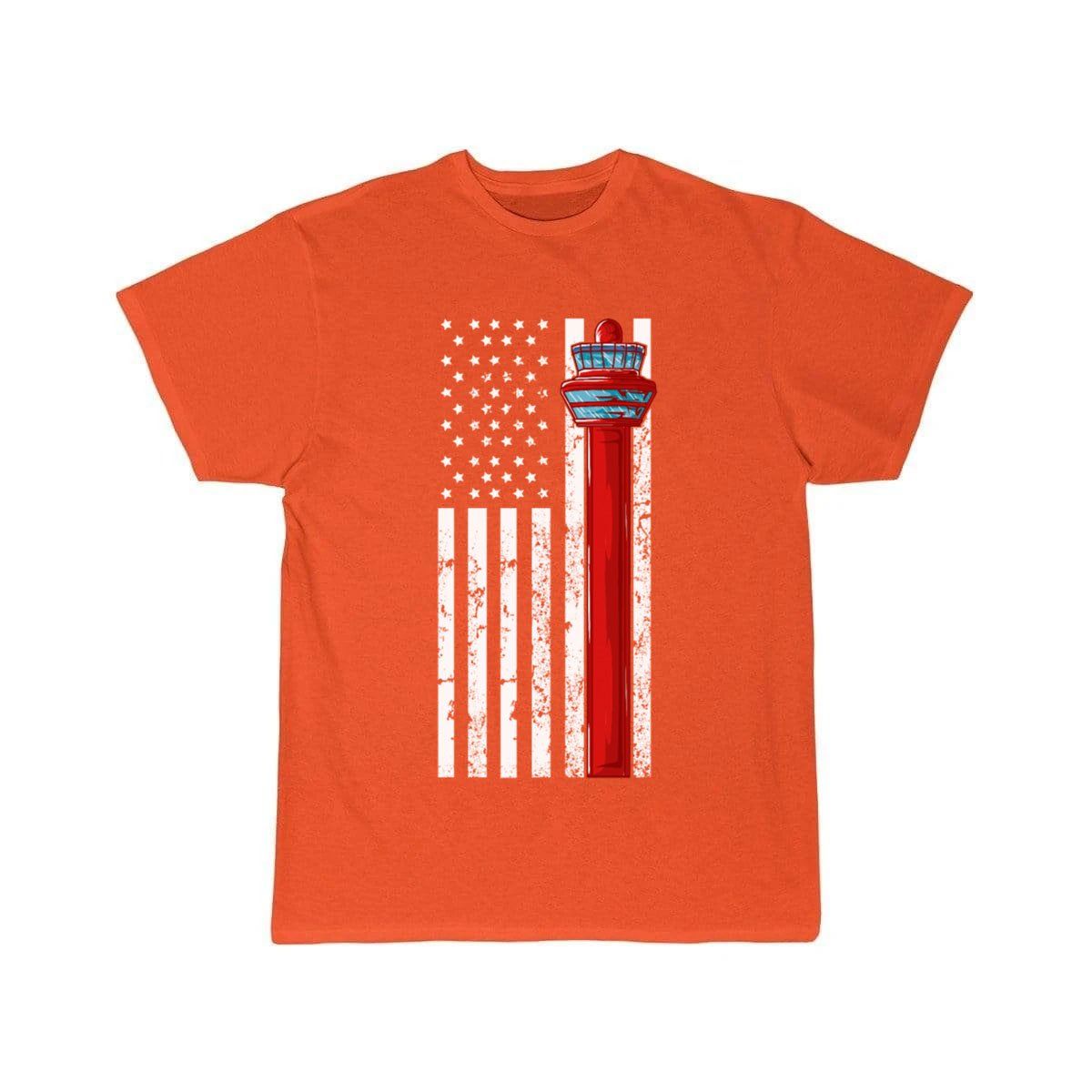 AIR TRAFFIC CONTROLLER US FLAG ATC FLIGHT T - SHIRT - PILOTSX