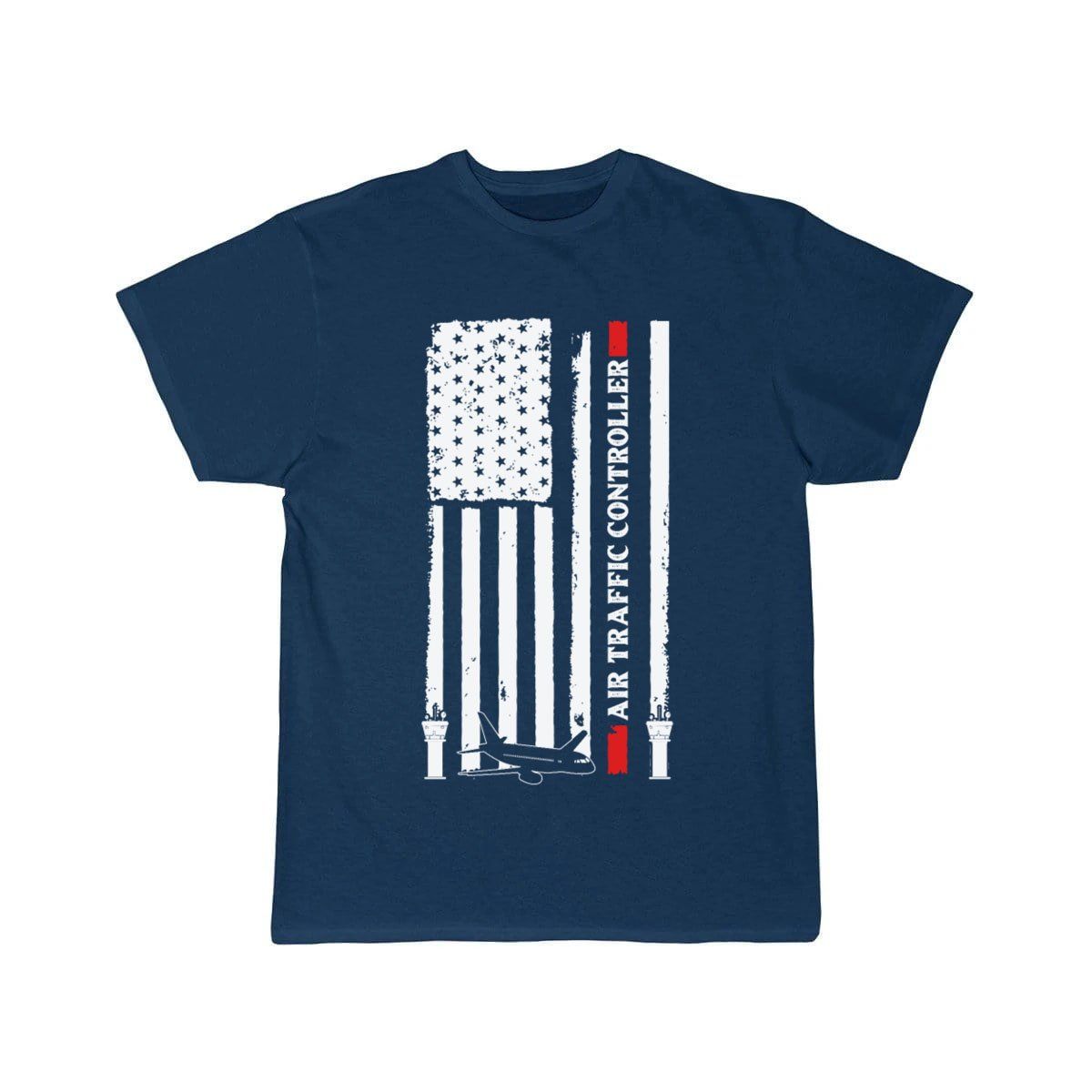 AIR TRAFFIC CONTROLLER US FLAGS ATC FLIGHT T - SHIRT - PILOTSX