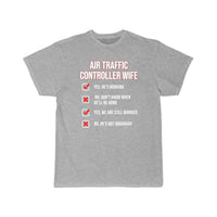 Thumbnail for AIR TRAFFIC CONTROLLER WIFE ATC FLIGHT CONTROL T - SHIRT - PILOTSX