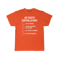 Thumbnail for AIR TRAFFIC CONTROLLER WIFE ATC FLIGHT CONTROL T - SHIRT - PILOTSX