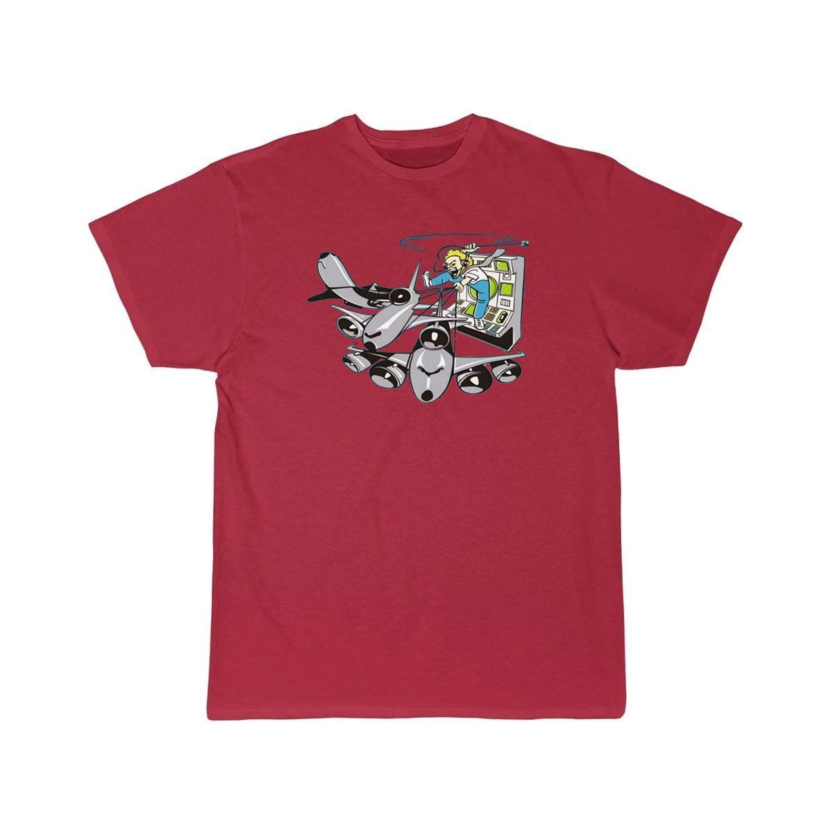 AIR TRAFFIC CONTROLLER WRANGLE 'EM UP T - SHIRT - PILOTSX