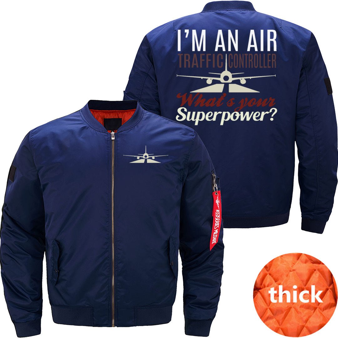 AIR TRAFFIC CONTROLLERS QUOTE & GIFT IDEA BOMBER FLIGHT AVIATOR JACKET - PILOTSX