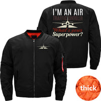 Thumbnail for AIR TRAFFIC CONTROLLERS QUOTE & GIFT IDEA BOMBER FLIGHT AVIATOR JACKET - PILOTSX