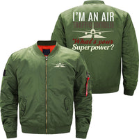 Thumbnail for AIR TRAFFIC CONTROLLERS QUOTE & GIFT IDEA BOMBER FLIGHT AVIATOR JACKET - PILOTSX