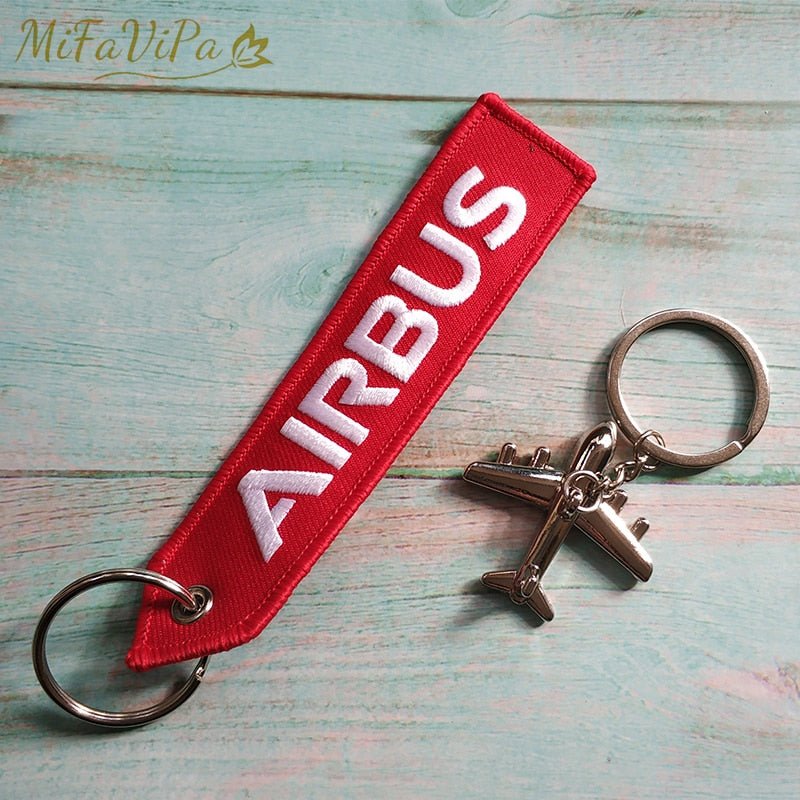 AIRBUS 10 SET EMBRODERY KEY CHAIN - PILOTSX