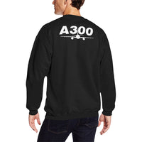 Thumbnail for AIRBUS 300 MEN'S OVERSIZED FLEECE CREW SWEATSHIRT - PILOTSX