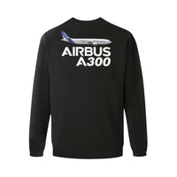 Thumbnail for AIRBUS 300 MEN'S OVERSIZED FLEECE CREW SWEATSHIRT - PILOTSX