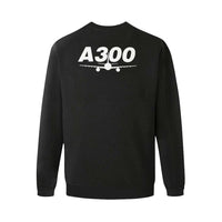 Thumbnail for AIRBUS 300 MEN'S OVERSIZED FLEECE CREW SWEATSHIRT - PILOTSX