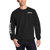 Thumbnail for AIRBUS 300 MEN'S OVERSIZED FLEECE CREW SWEATSHIRT - PILOTSX