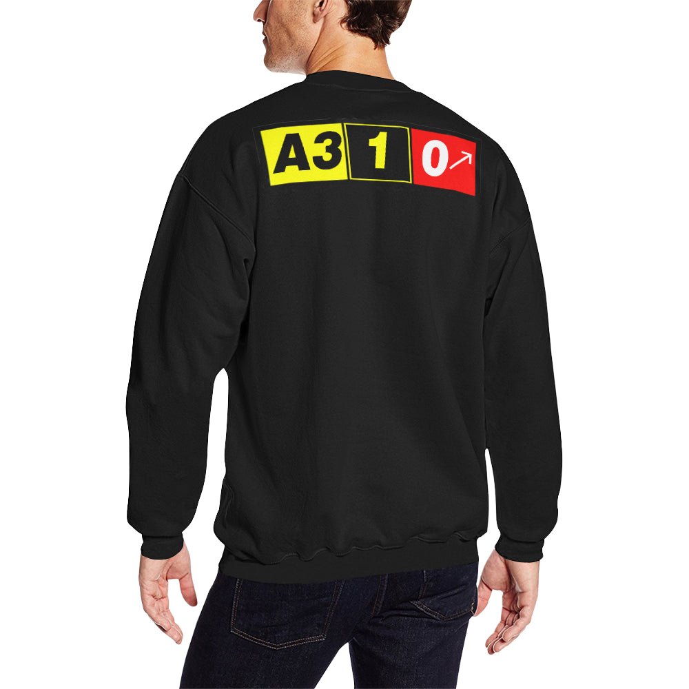 AIRBUS 310 MEN'S OVERSIZED FLEECE CREW SWEATSHIRT - PILOTSX