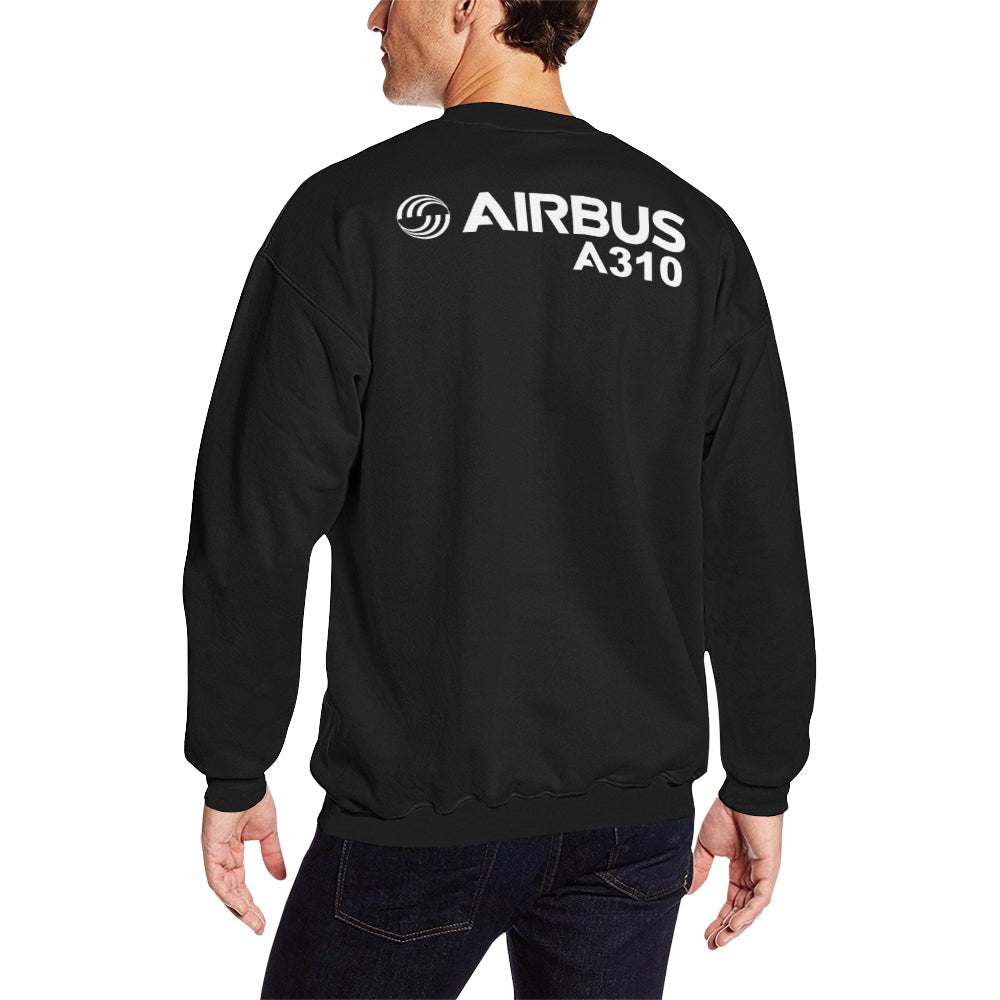 AIRBUS 310 MEN'S OVERSIZED FLEECE CREW SWEATSHIRT - PILOTSX