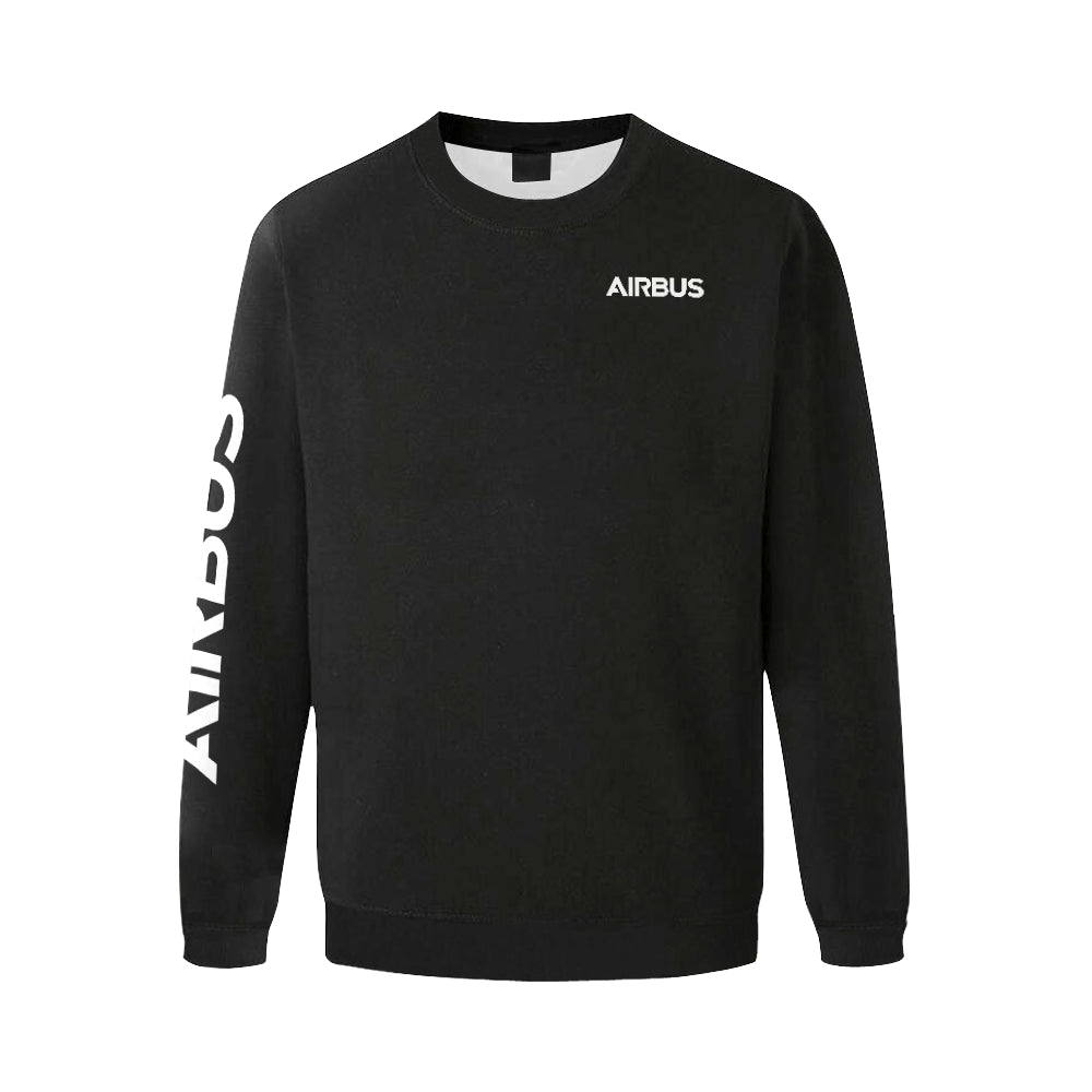 AIRBUS 320 MEN'S OVERSIZED FLEECE CREW SWEATSHIRT - PILOTSX