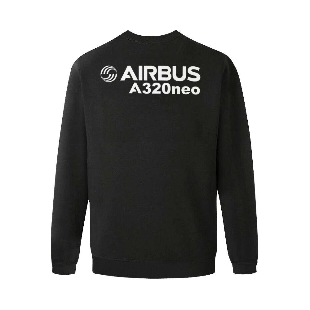 AIRBUS 320 MEN'S OVERSIZED FLEECE CREW SWEATSHIRT - PILOTSX