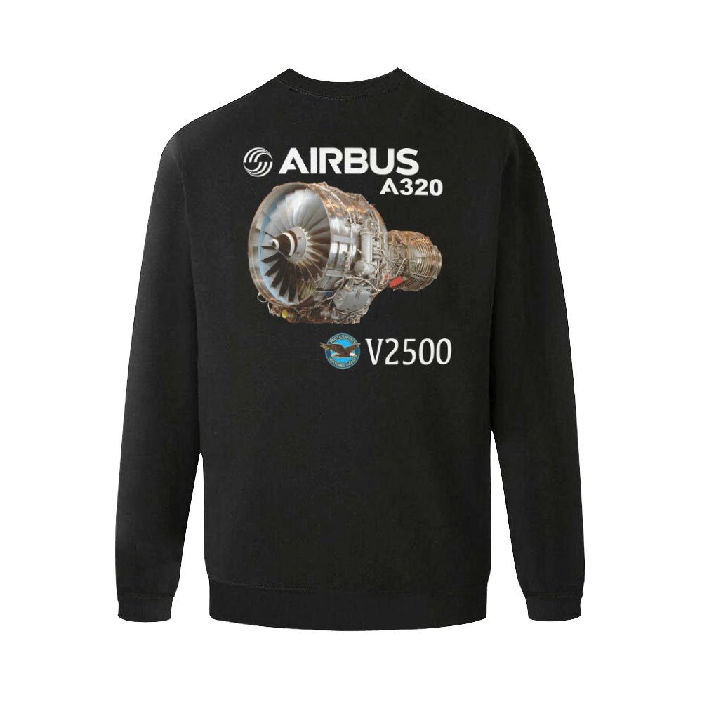 AIRBUS 320 MEN'S OVERSIZED FLEECE CREW SWEATSHIRT - PILOTSX