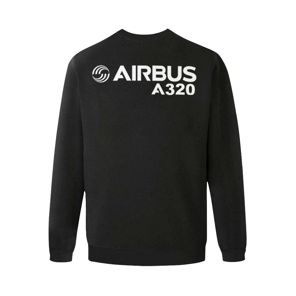 AIRBUS 320 MEN'S OVERSIZED FLEECE CREW SWEATSHIRT - PILOTSX