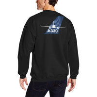 Thumbnail for AIRBUS 320 MEN'S OVERSIZED FLEECE CREW SWEATSHIRT - PILOTSX