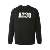 Thumbnail for AIRBUS 330 MEN'S OVERSIZED FLEECE CREW SWEATSHIRT - PILOTSX