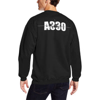 Thumbnail for AIRBUS 330 MEN'S OVERSIZED FLEECE CREW SWEATSHIRT - PILOTSX