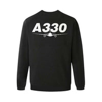 Thumbnail for AIRBUS 330 MEN'S OVERSIZED FLEECE CREW SWEATSHIRT - PILOTSX