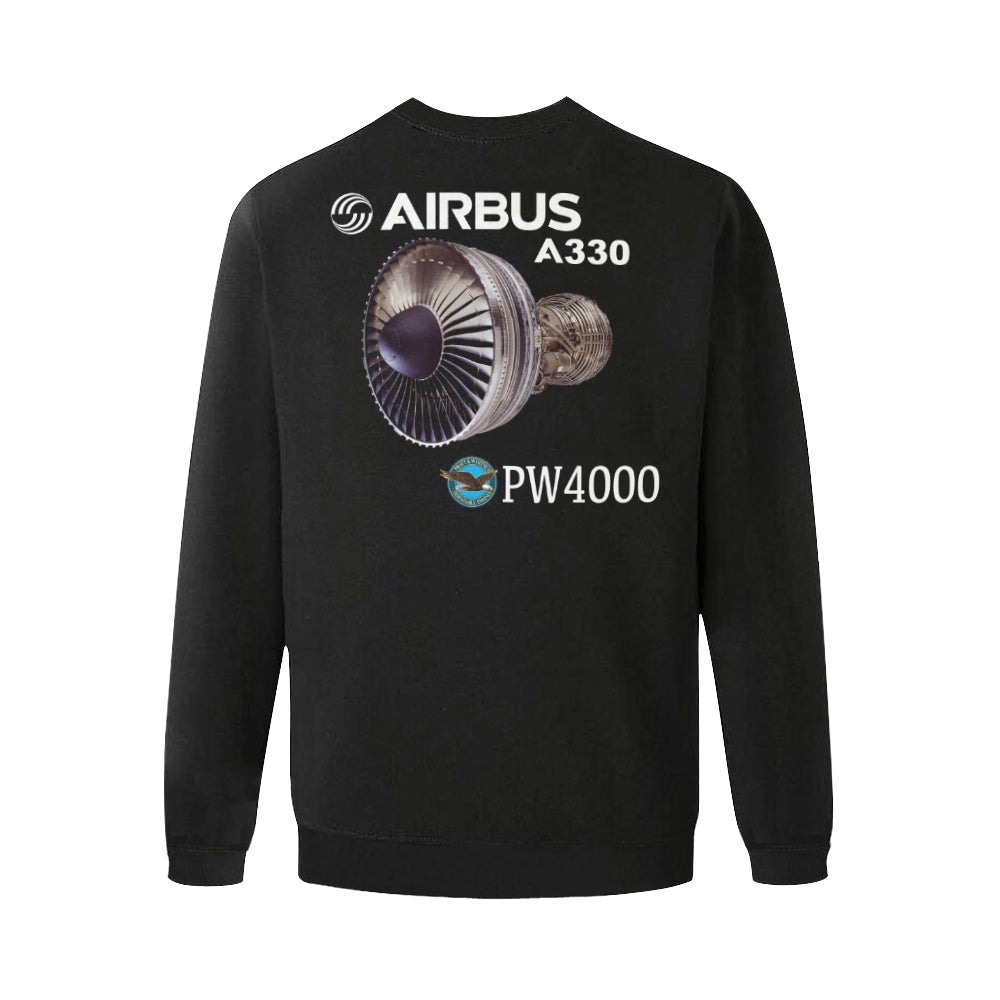 AIRBUS 330 MEN'S OVERSIZED FLEECE CREW SWEATSHIRT - PILOTSX