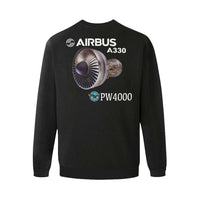 Thumbnail for AIRBUS 330 MEN'S OVERSIZED FLEECE CREW SWEATSHIRT - PILOTSX