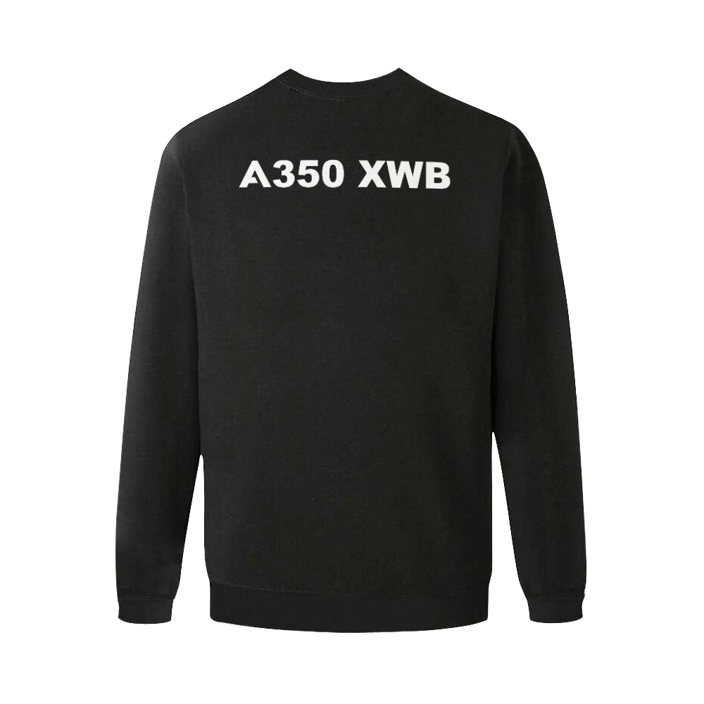 AIRBUS 350 MEN'S OVERSIZED FLEECE CREW SWEATSHIRT - PILOTSX