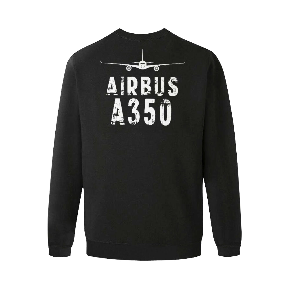 AIRBUS 350 MEN'S OVERSIZED FLEECE CREW SWEATSHIRT - PILOTSX