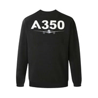 Thumbnail for AIRBUS 350 MEN'S OVERSIZED FLEECE CREW SWEATSHIRT - PILOTSX