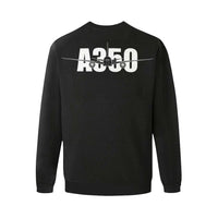 Thumbnail for AIRBUS 350 MEN'S OVERSIZED FLEECE CREW SWEATSHIRT - PILOTSX