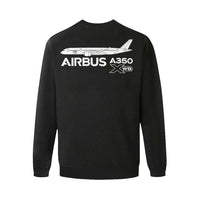 Thumbnail for AIRBUS 350 MEN'S OVERSIZED FLEECE CREW SWEATSHIRT - PILOTSX