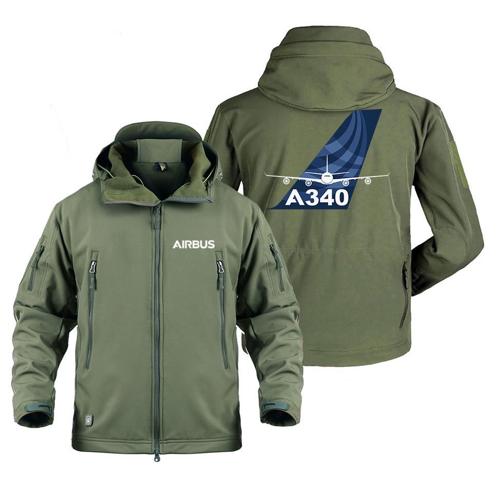 AIRBUS A340 DESIGNED MILITARY FLEECE THE AV8R