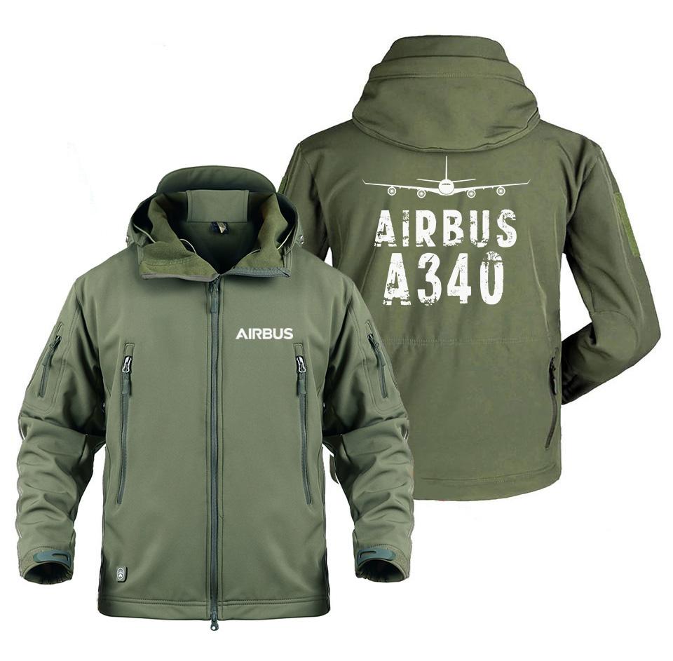 AIRBUS A340 DESIGNED MILITARY FLEECE THE AV8R