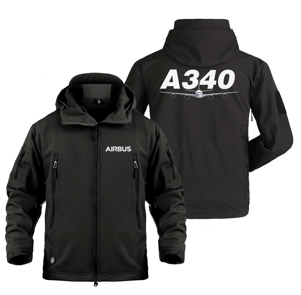 AIRBUS A340 DESIGNED MILITARY FLEECE THE AV8R