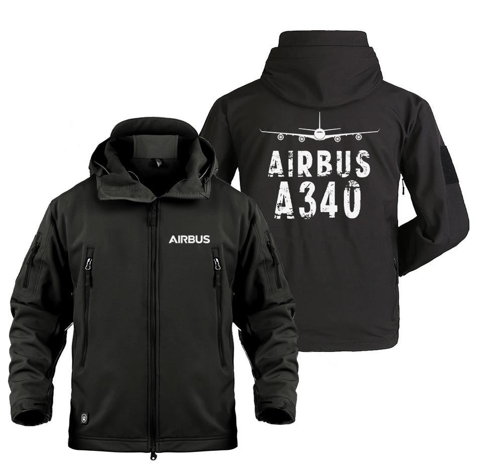 AIRBUS A340 DESIGNED MILITARY FLEECE THE AV8R