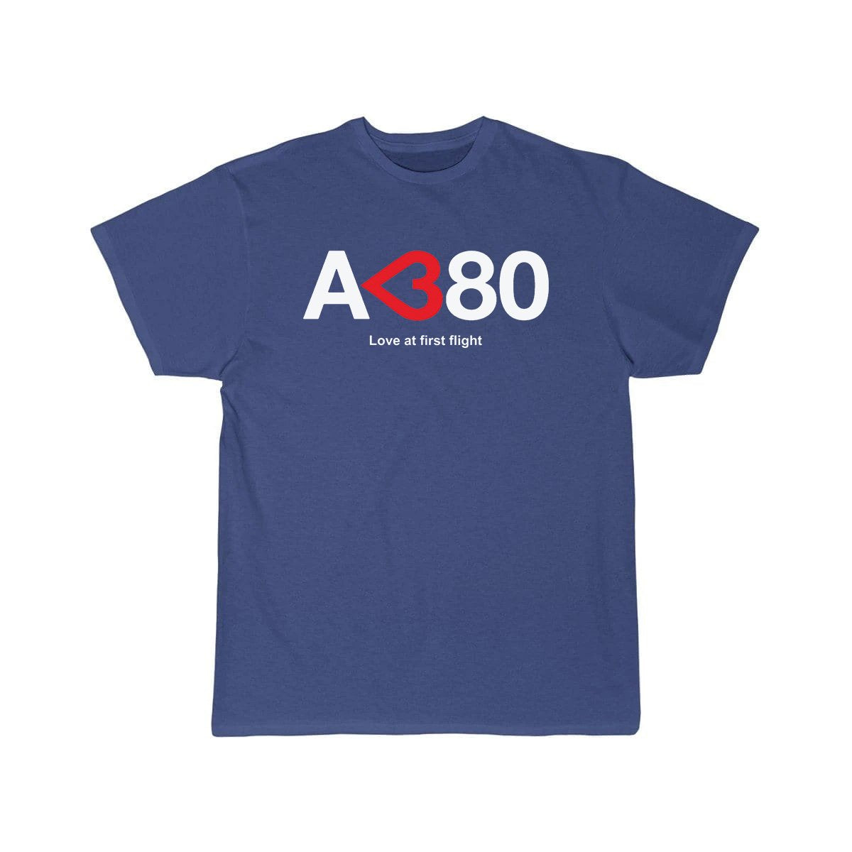 Airbus A380 Love At First Flight Aviation Pilot T-Shirt THE AV8R