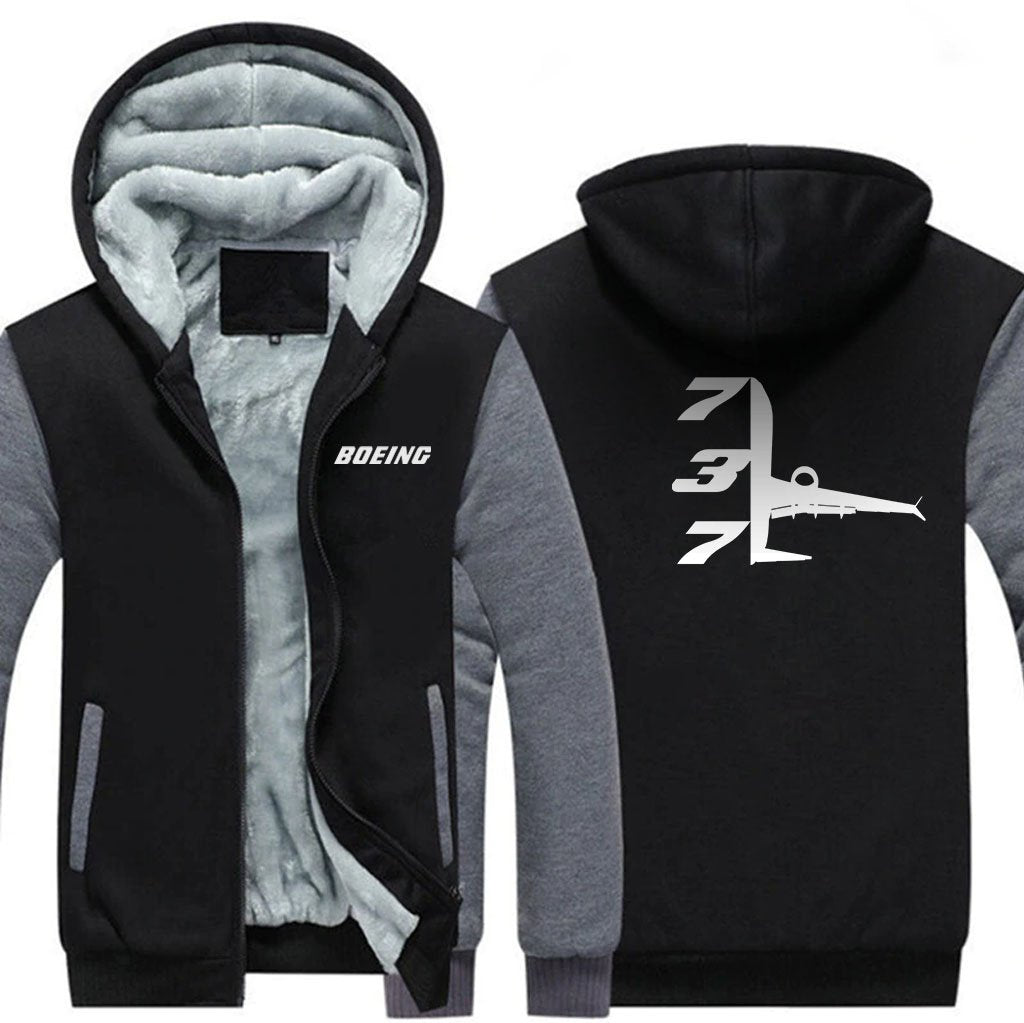 B737 DESIGNED ZIPPER SWEATER THE AV8R