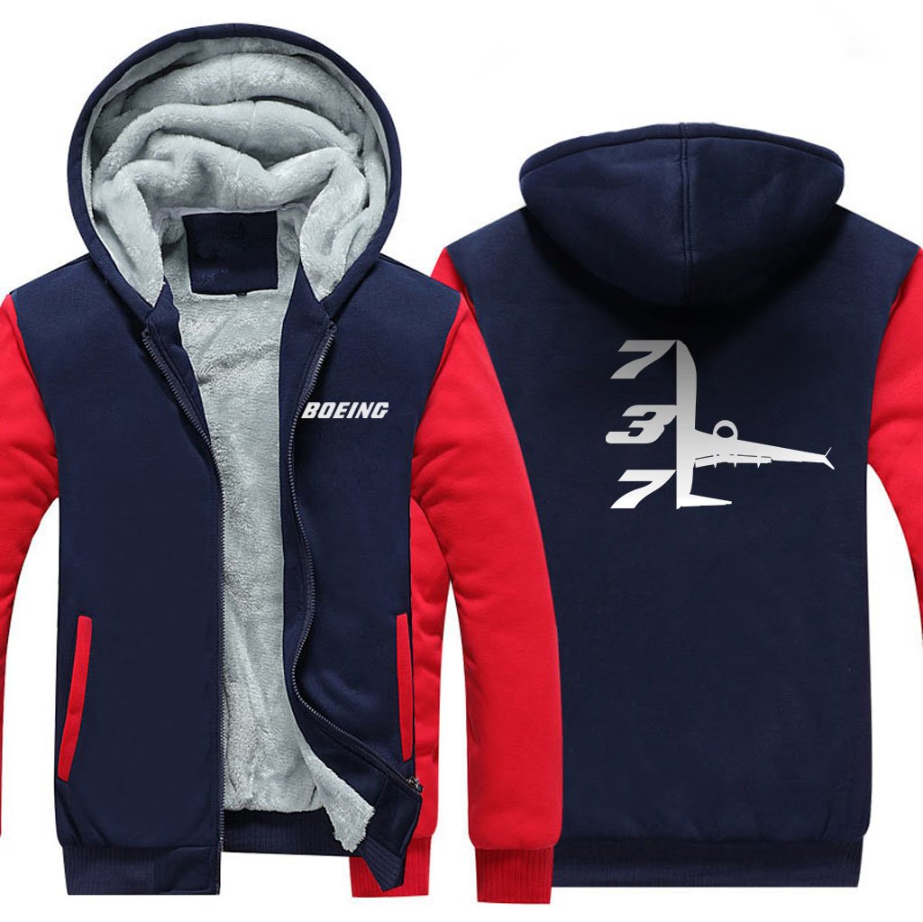 B737 DESIGNED ZIPPER SWEATER THE AV8R