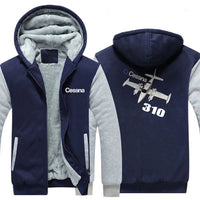 Thumbnail for CESSNA 310 DESIGNED ZIPPER SWEATER THE AV8R