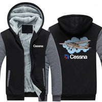 Thumbnail for CESSNA DESIGNED ZIPPER SWEATER THE AV8R