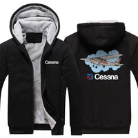 Thumbnail for CESSNA DESIGNED ZIPPER SWEATER THE AV8R