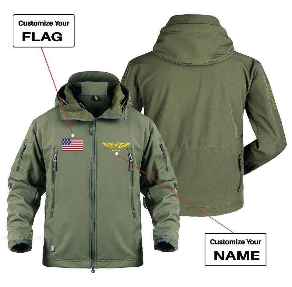 CUSTOM NAME & FLAG DESIGNED MILITARY FLEECE THE AV8R