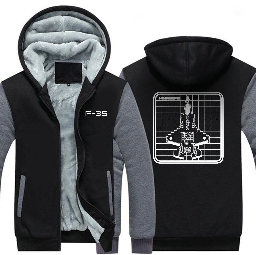 F-35 DESIGNED ZIPPER SWEATER THE AV8R