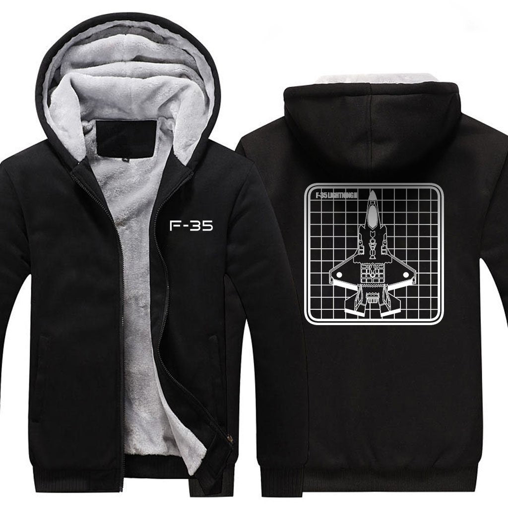 F-35 DESIGNED ZIPPER SWEATER THE AV8R