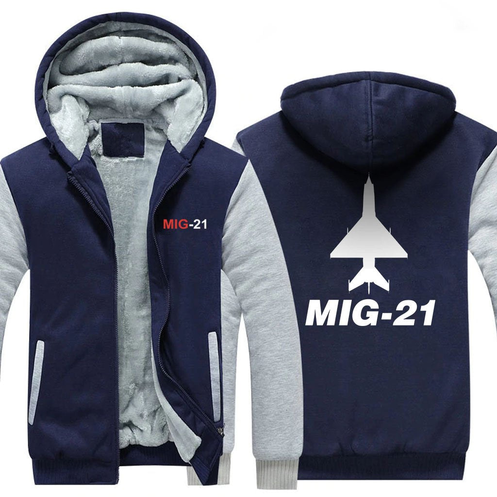 M I G  2 1  DESIGNED ZIPPER SWEATER THE AV8R