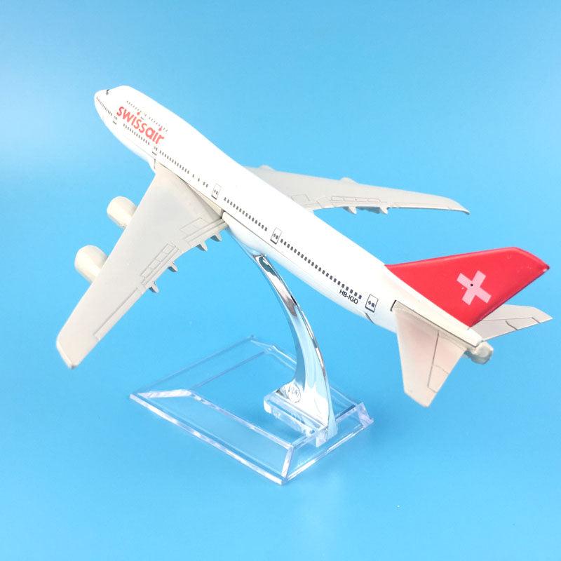 Swiss Air Swissair Airlines Boeing 747 B747 200 Airways Airplane Model Plane Model W Stand Aircraft Gift AV8R