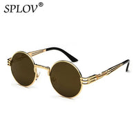 Thumbnail for New Fashion Retro Steampunk Round Metal Sunglasses for Men and Women AV8R
