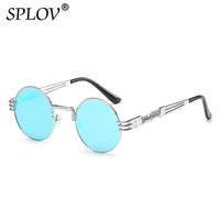 Thumbnail for New Fashion Retro Steampunk Round Metal Sunglasses for Men and Women AV8R