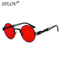 Thumbnail for New Fashion Retro Steampunk Round Metal Sunglasses for Men and Women AV8R