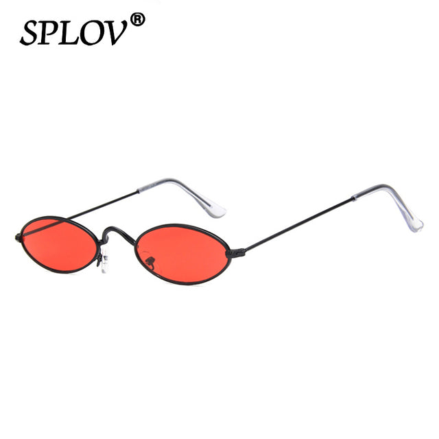 Retro Small Oval Sunglasses Men Women SteamPunk Vintage Sun Glasses AV8R